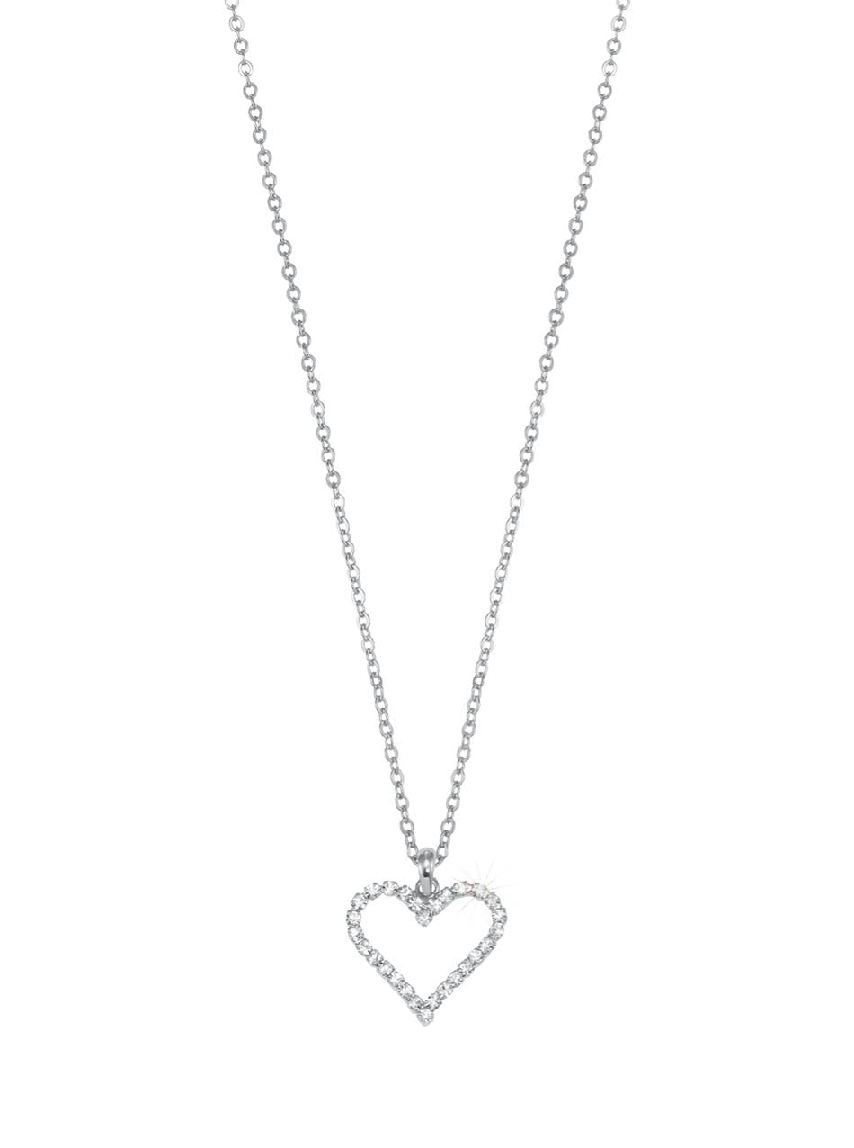 LOVE AFFAIRE Collier silber, weiß