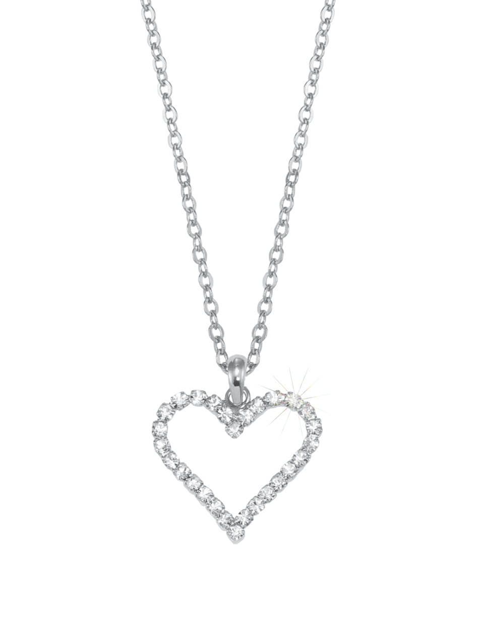 LOVE AFFAIRE Collier silber, weiß