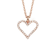 LOVE AFFAIRE Collier rose, weiß